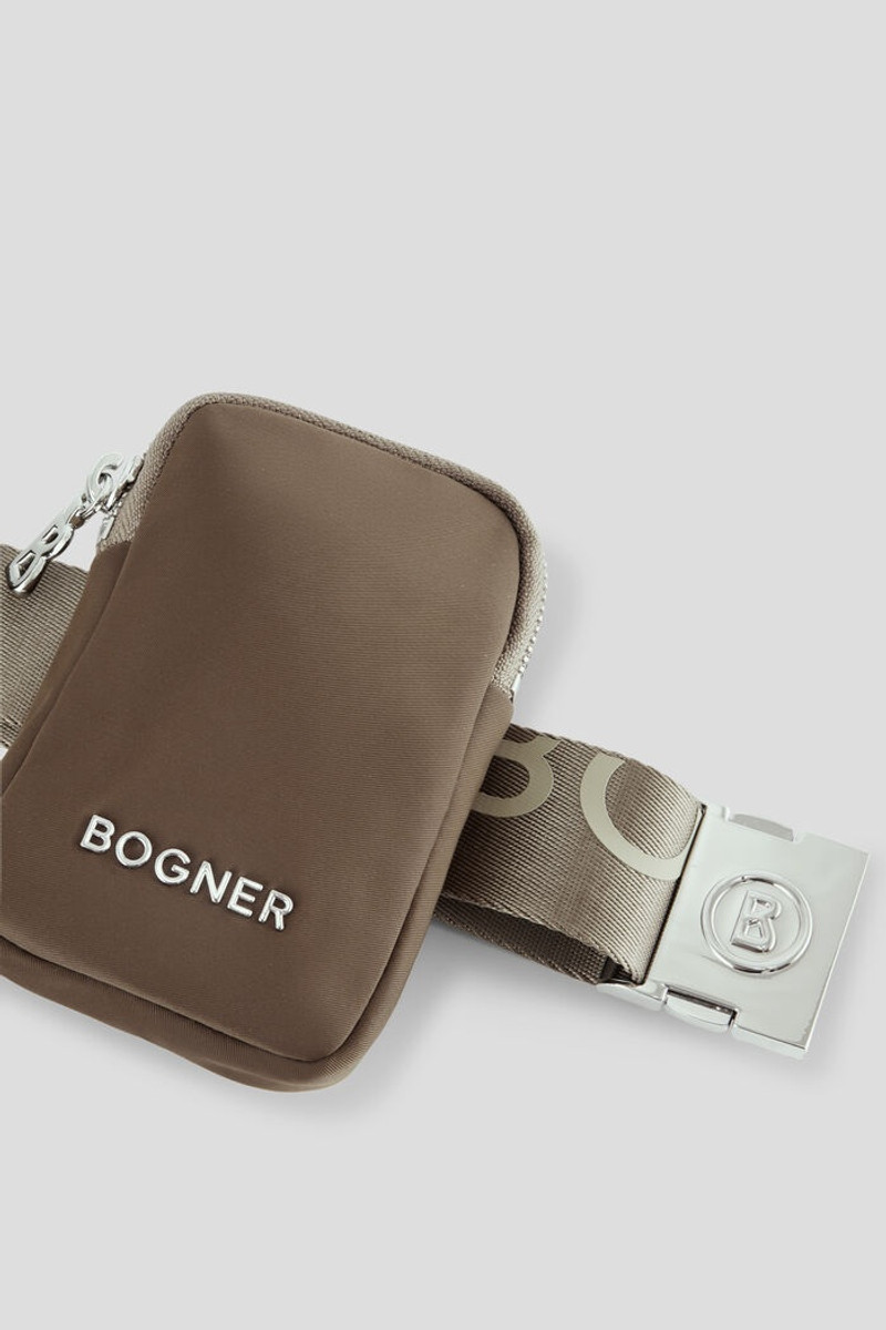 Klosters Enja Multipocket belt bag in Coffee 4