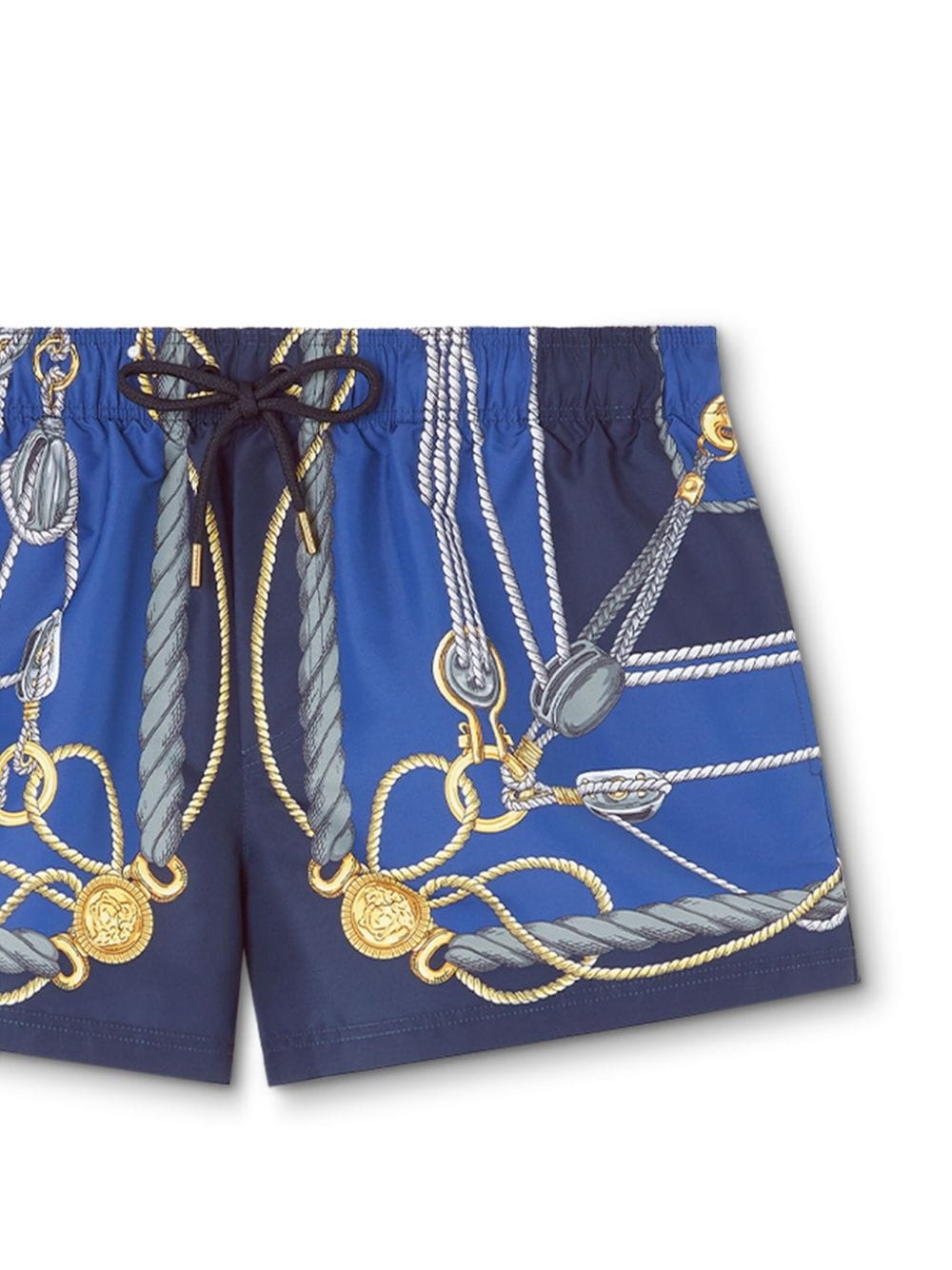 Nautical graphic-print swim shorts - 2