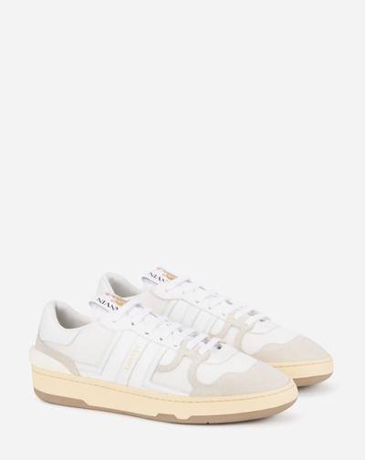 Lanvin LEATHER CLAY LOW-TOP SNEAKERS outlook