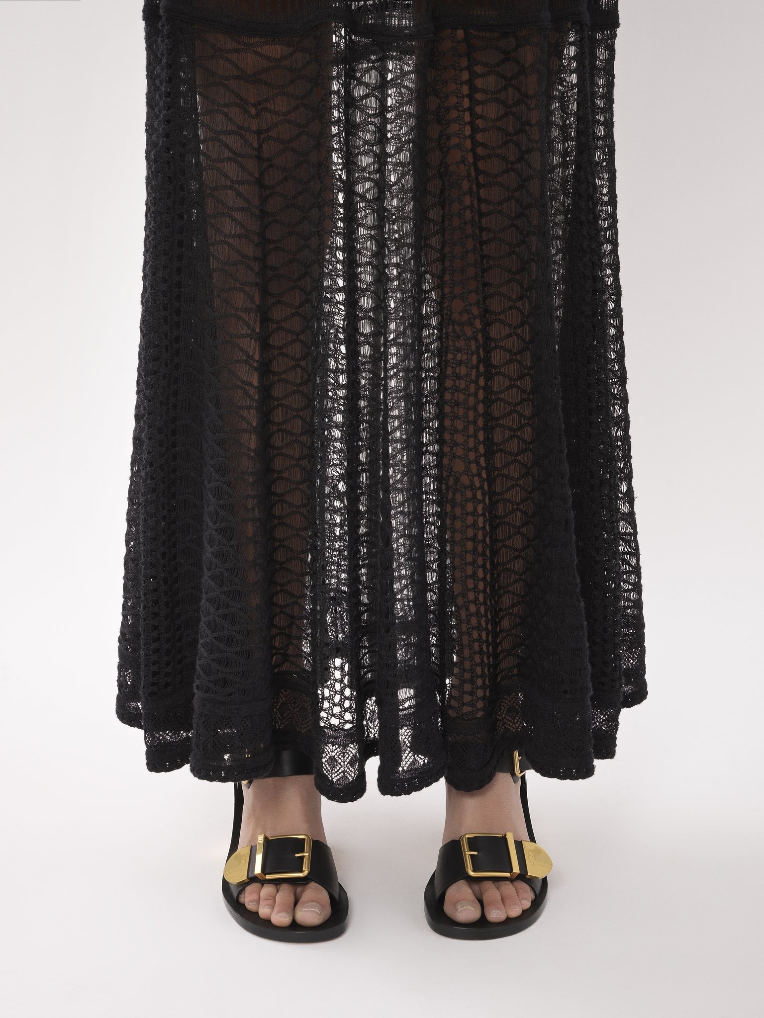 FLARED LONG SKIRT - 5