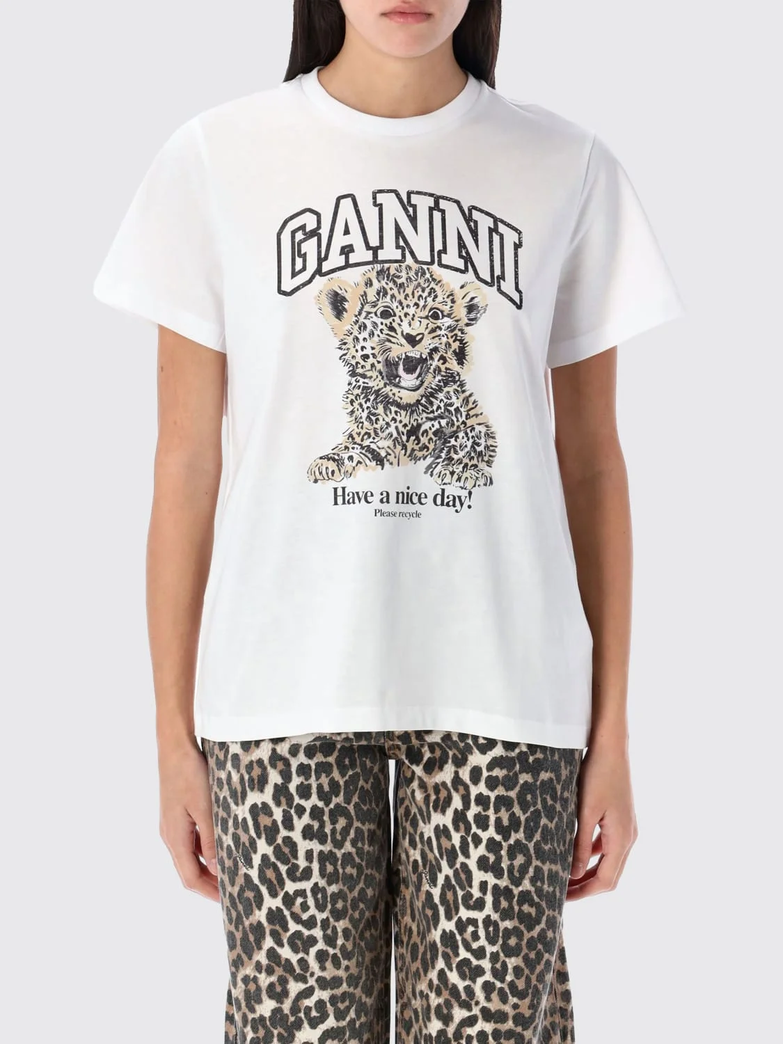 T-shirt woman Ganni - 1
