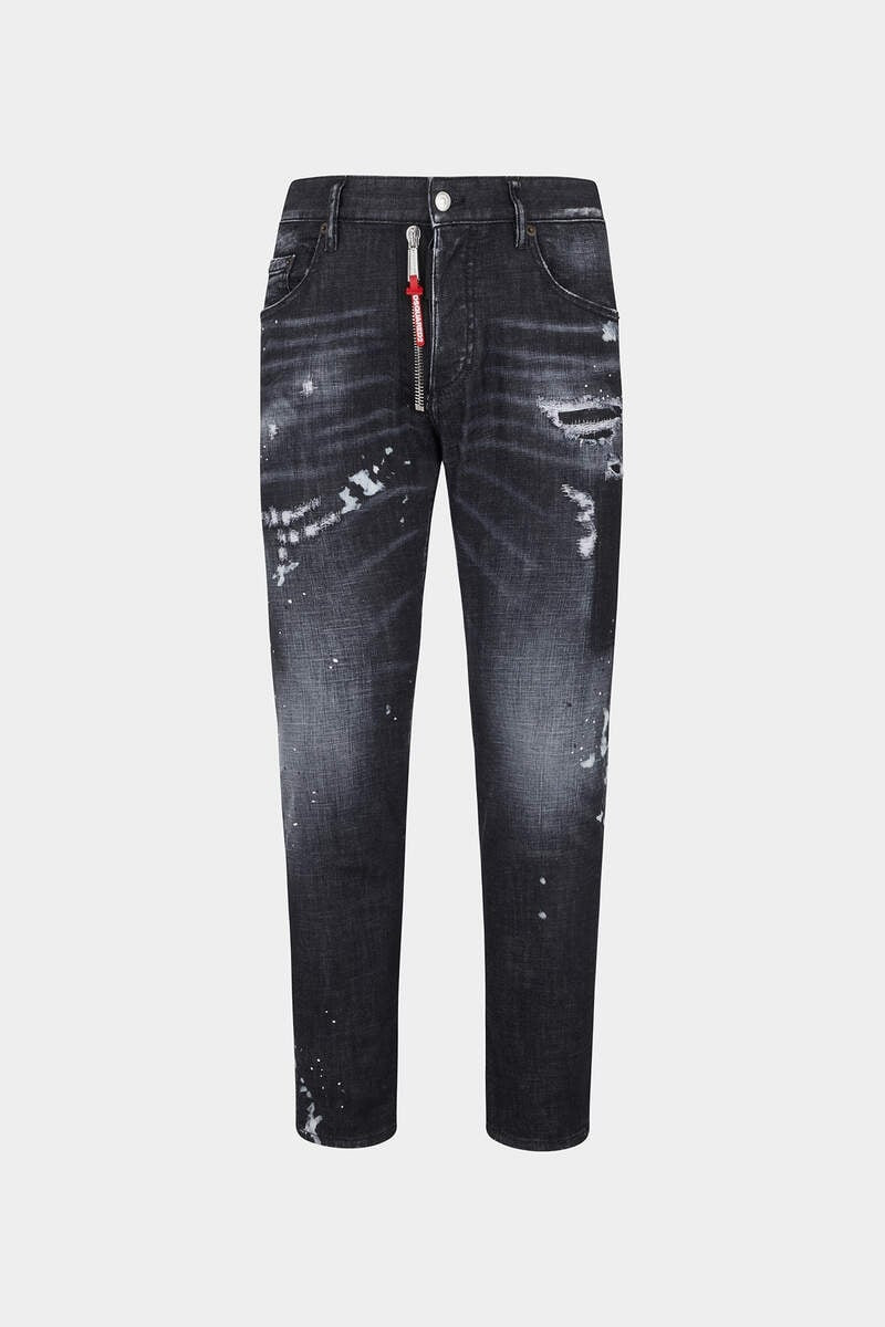 BLACK PIONER WASH SKATER JEANS - 1