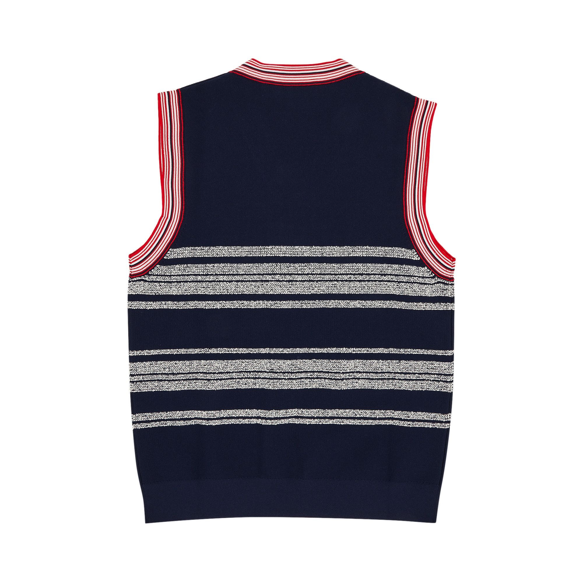 Wales Bonner Shade Vest 'Navy/Red/White' - 2