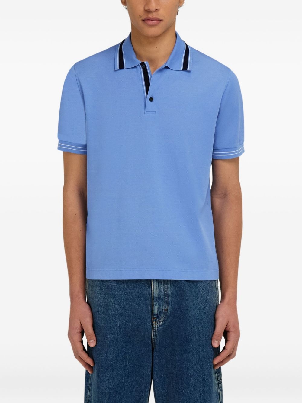 short-sleeved polo shirt - 3