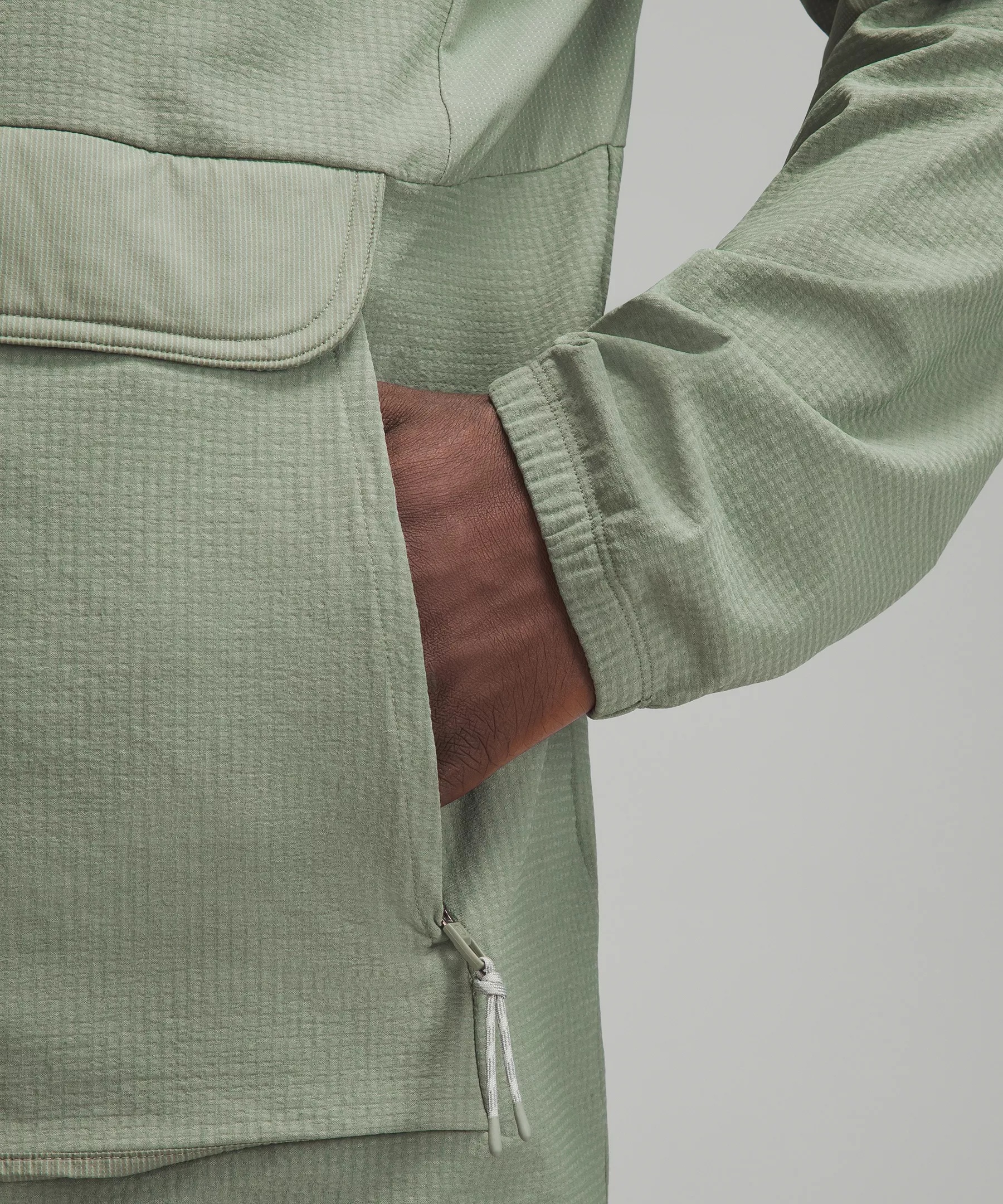 Grid Fleece Anorak - 5