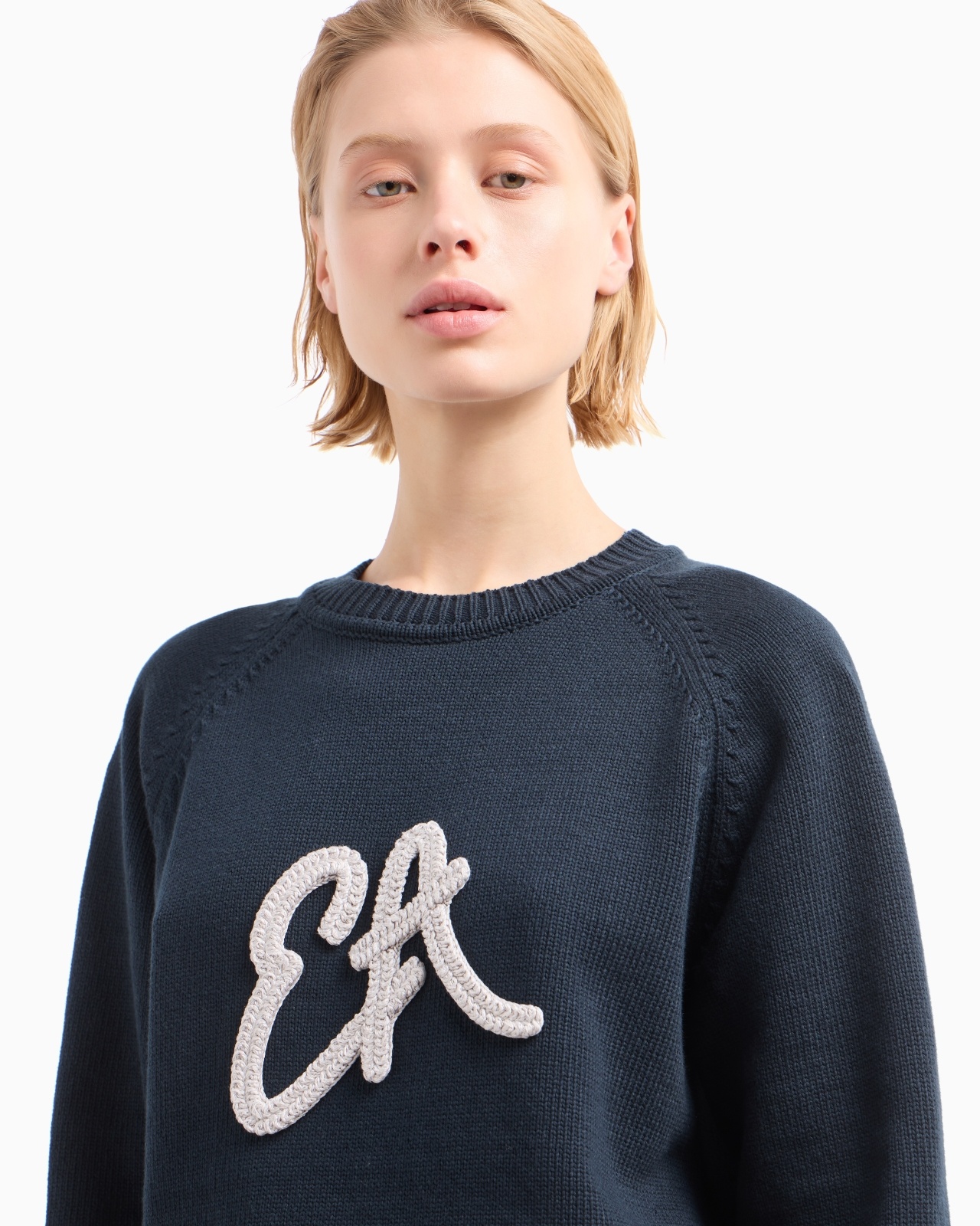 ICON JUMPER WITH OVERSIZED EA LOGO - 5