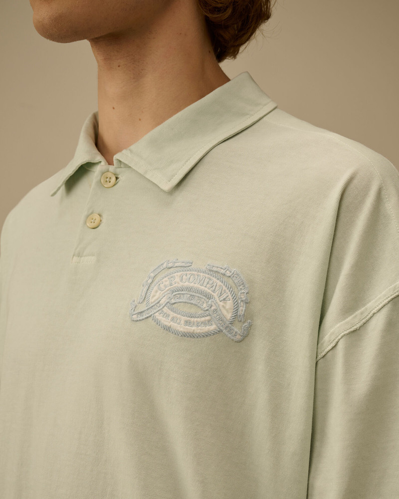 20/1 Jersey Short Sleeve Boxy Logo Polo 5