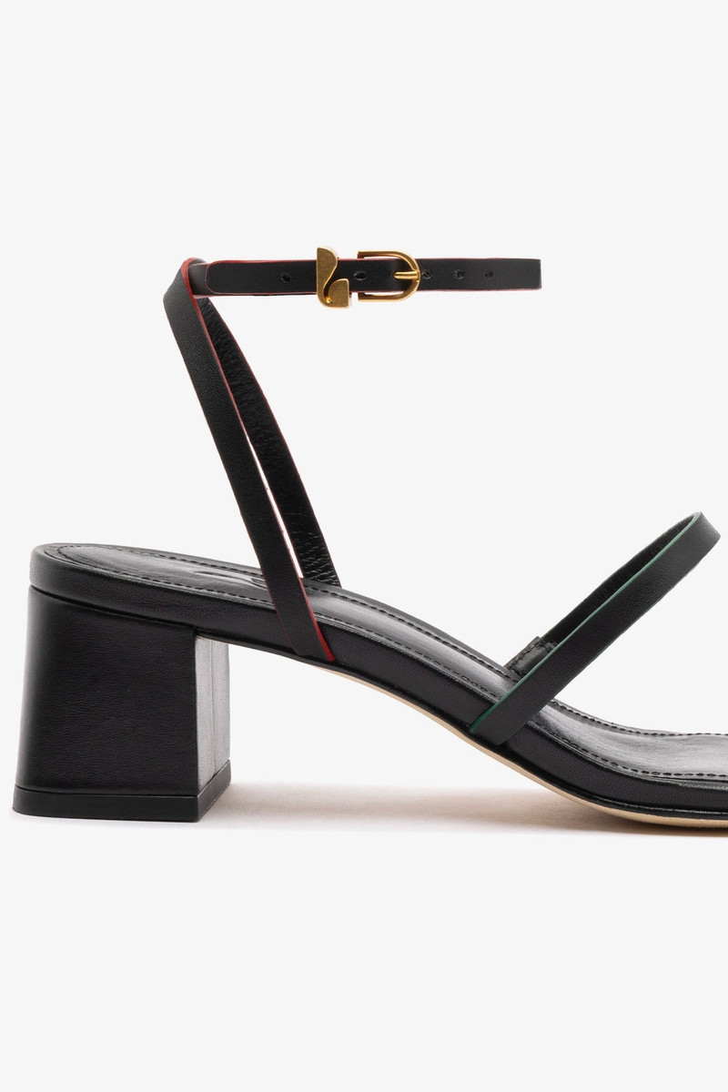 Biarritz Block In Black Leather 4