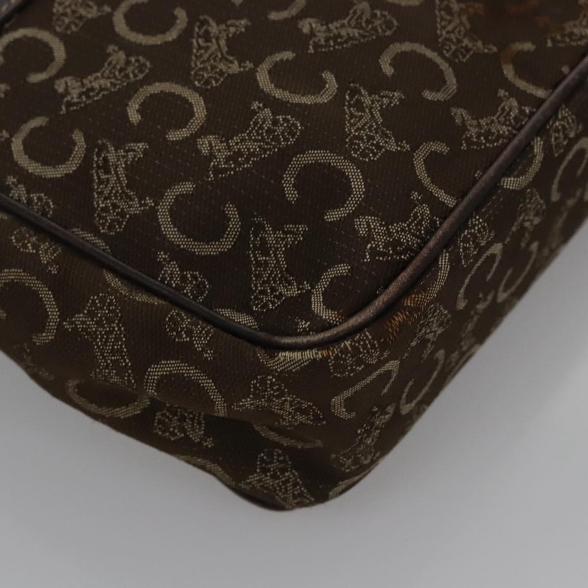 CELINE C Sulky Hand Bag Canvas Brown - 15