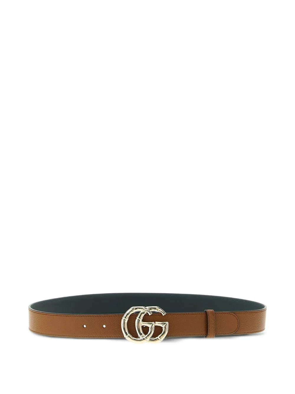buckle leather belt - 1