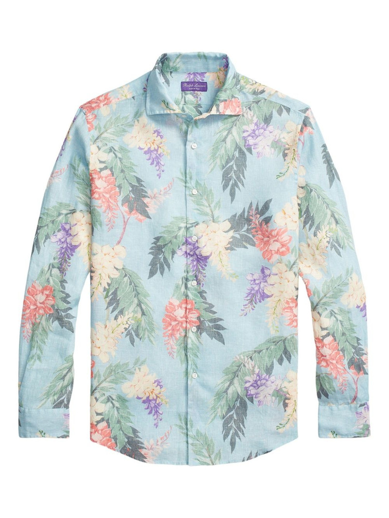 floral-print shirt 1