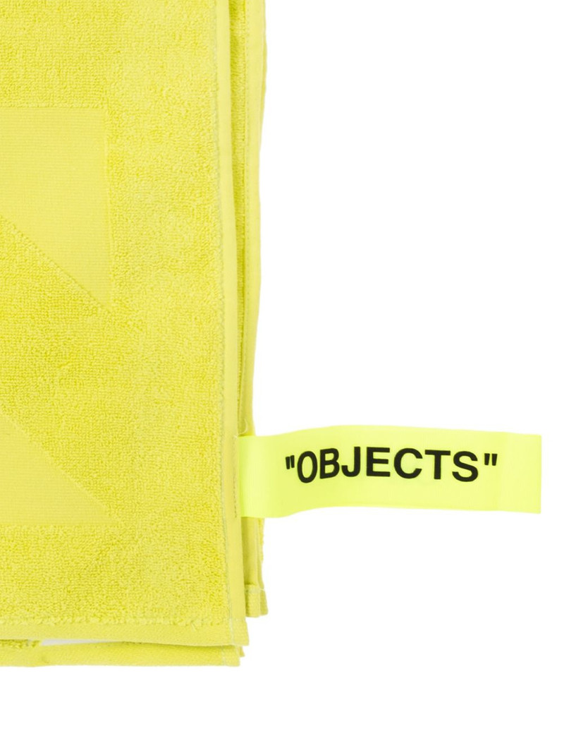 Off-White chevron objects beach towel outlook