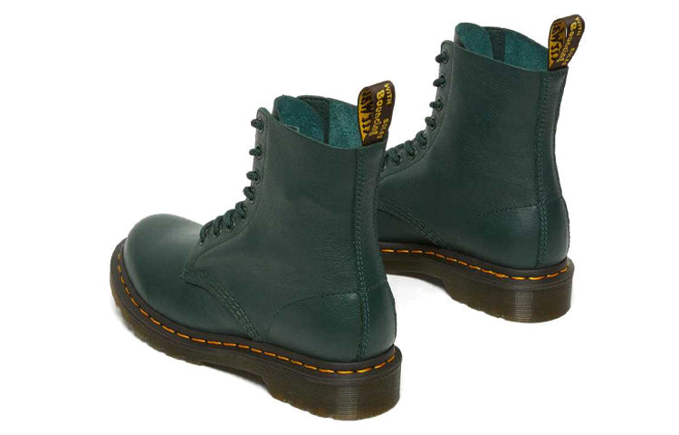 (WMNS) Dr. Martens 1460 Pascal Virginia waterproof Wear-resistant Mid Tops Martin boots Green 269023 - 5