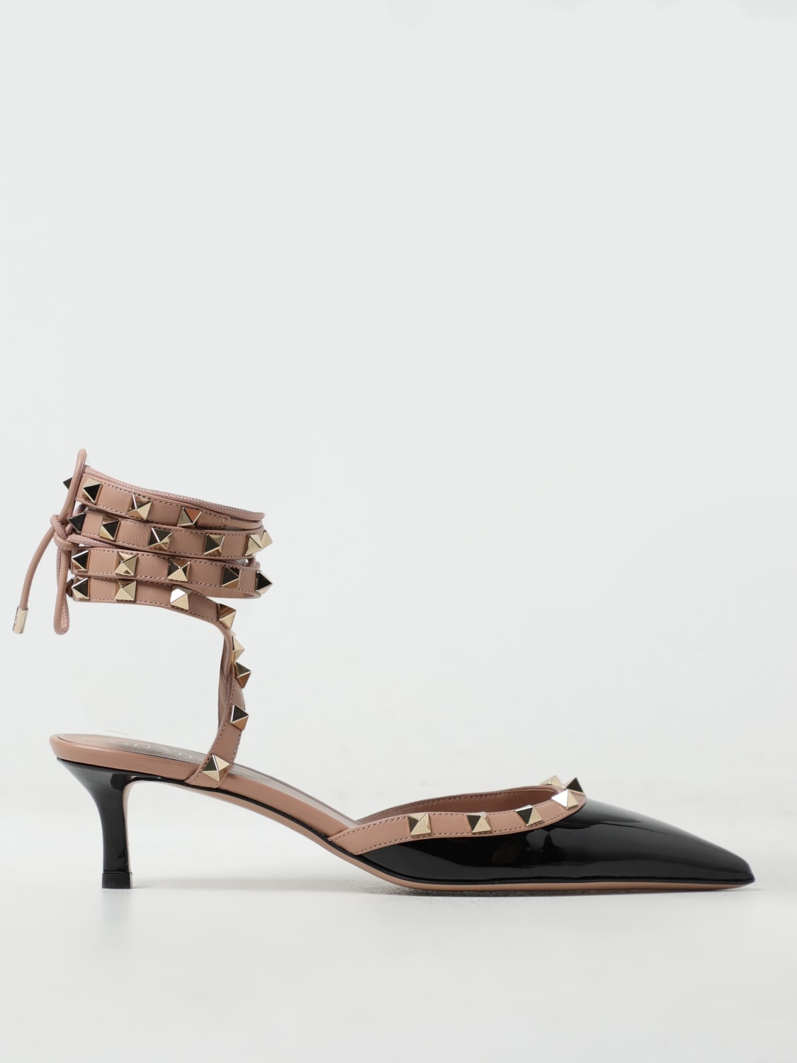 Valentino Garavani Rockstud pumps in patent leather with studs - 1