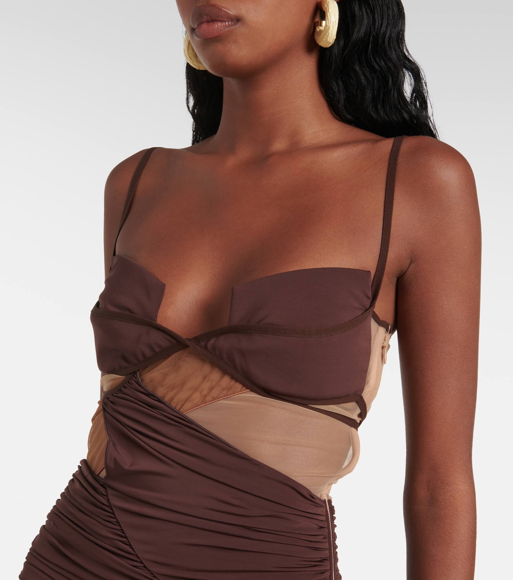 Draped minidress - 4