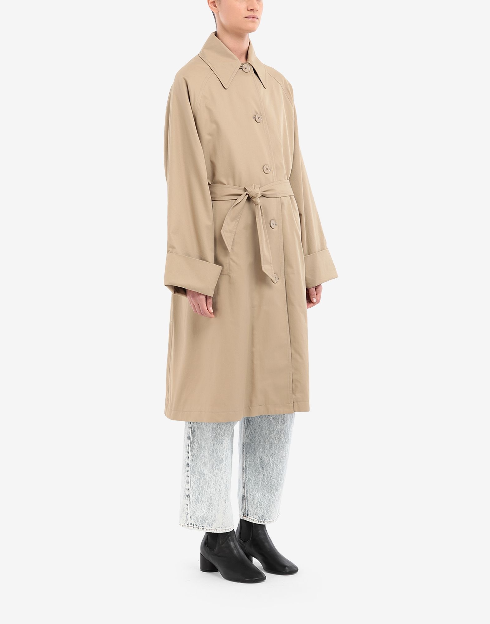 Oversized twill trench - 3