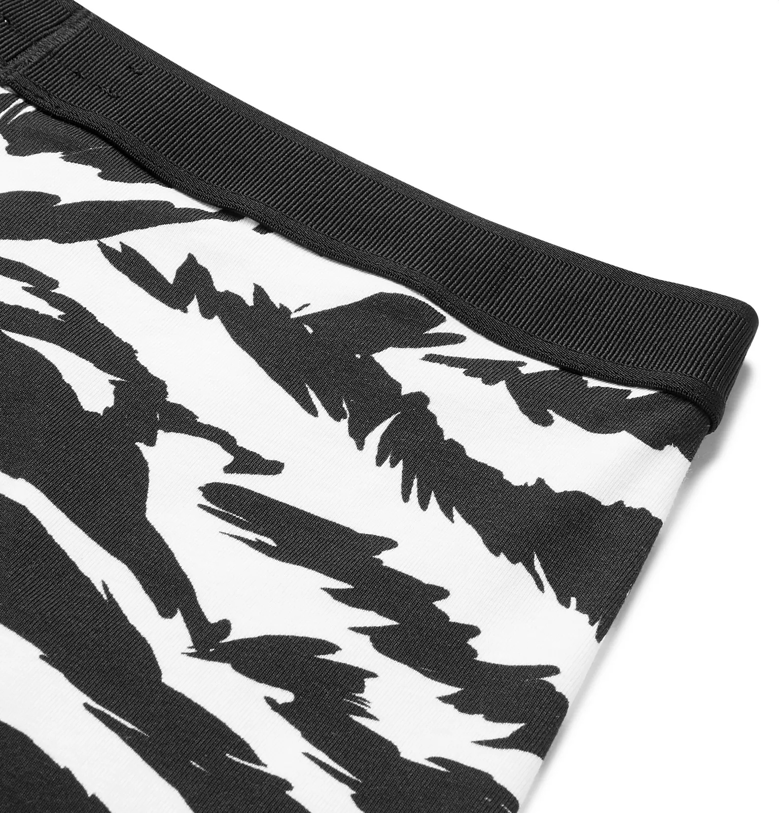 Zebra-Print Stretch-Cotton Jersey Boxer Briefs - 4