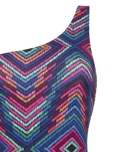 ERES Multicolore one-shoulder swimsuit outlook