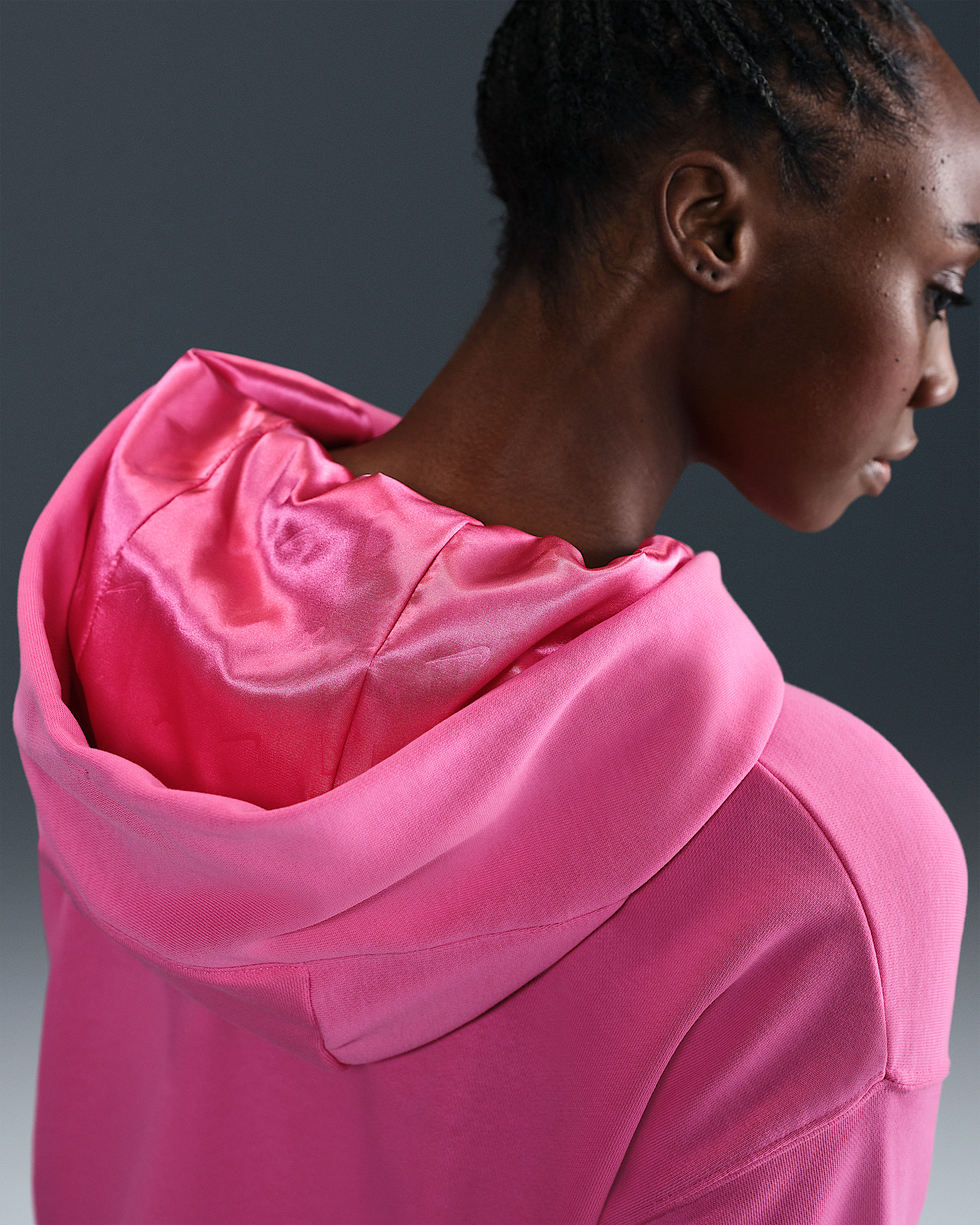 A'ja Wilson Women's Oversized Cropped Basketball Hoodie - 6