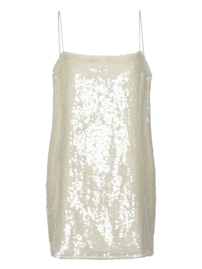 sequin-embellished mini dress 1