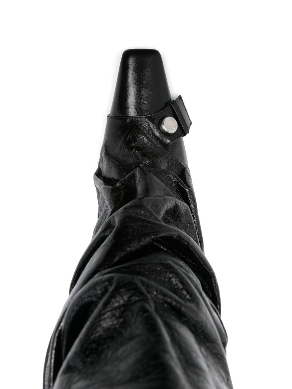 95mm leather boots - 4