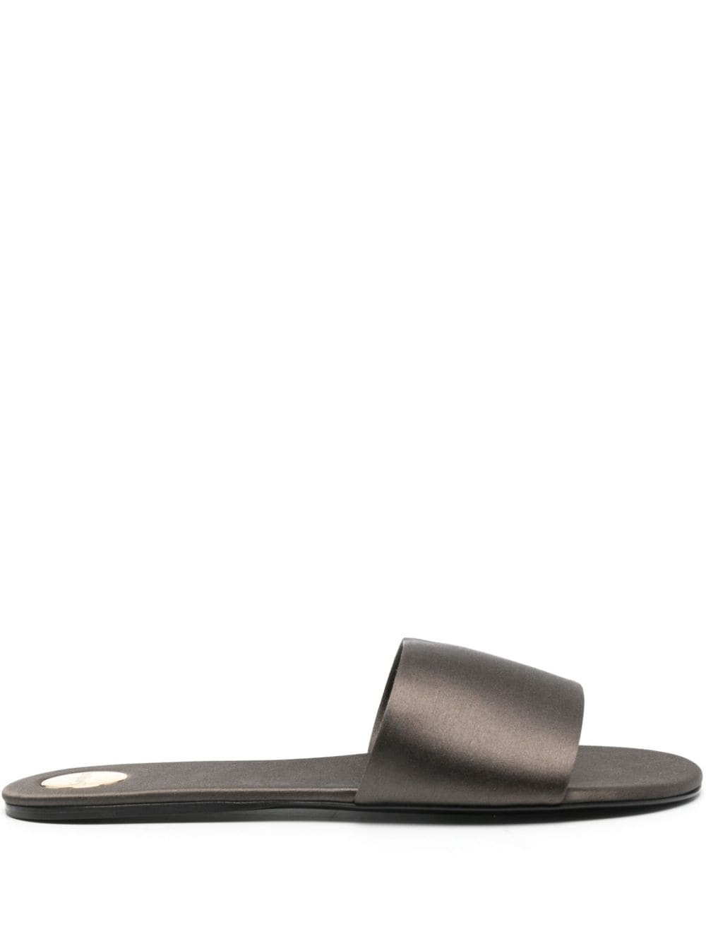 Carlyle satin flat sandals - 1