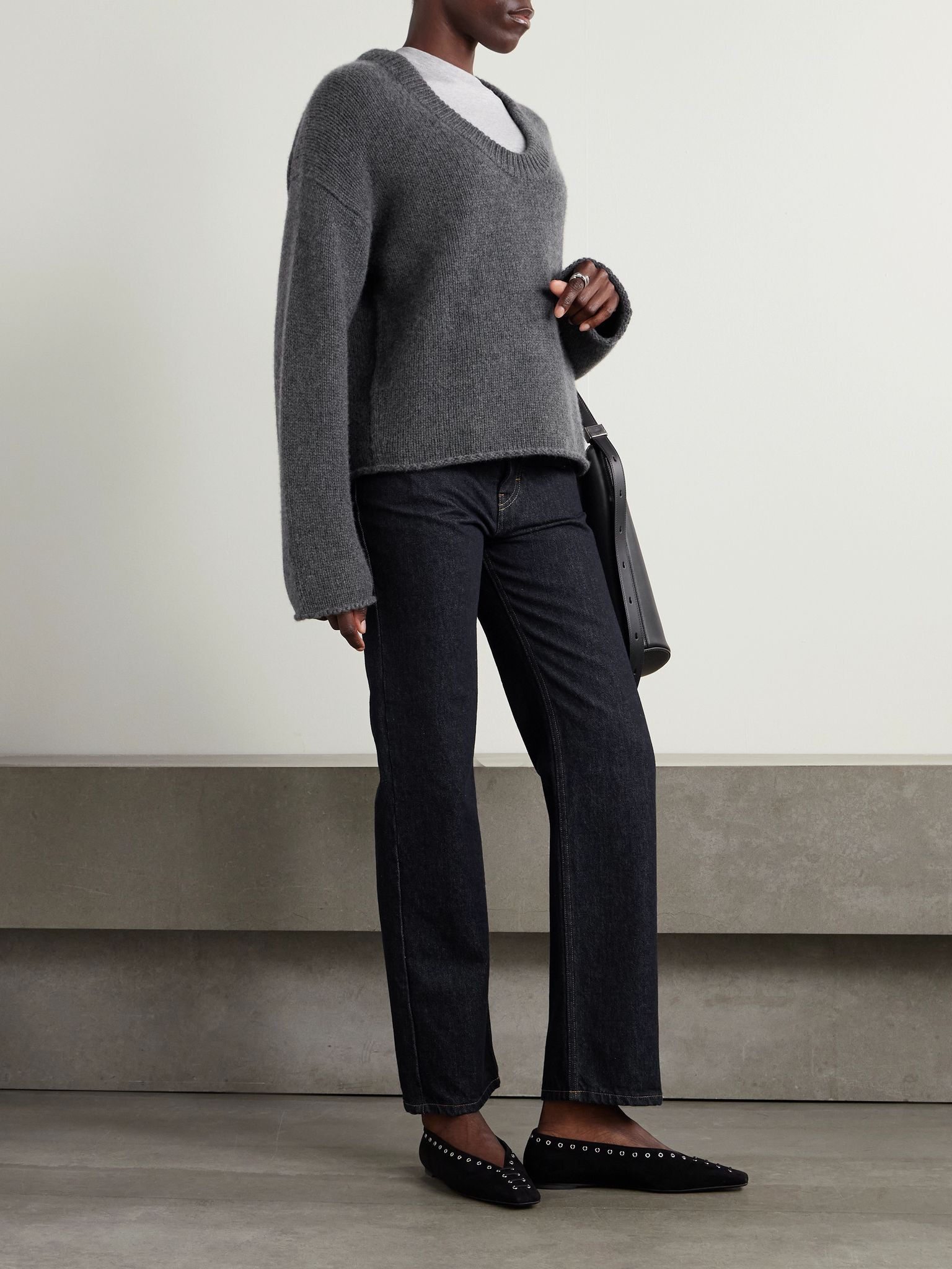 Derry oversized cashmere sweater Gray - 2