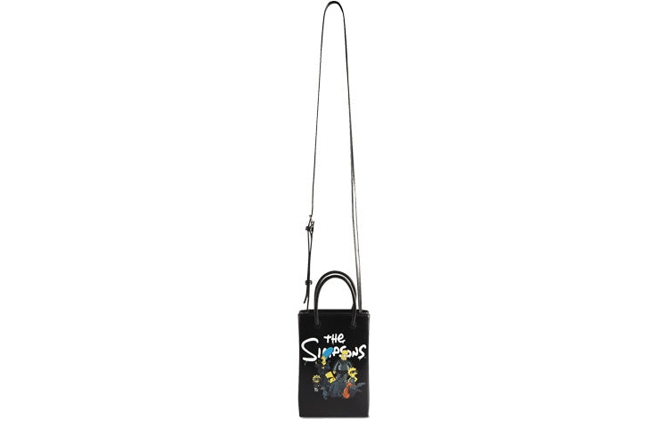 Balenciaga x The Simpsons Mini Shopping Bag 'Black' 59382623VBN1000 - 5