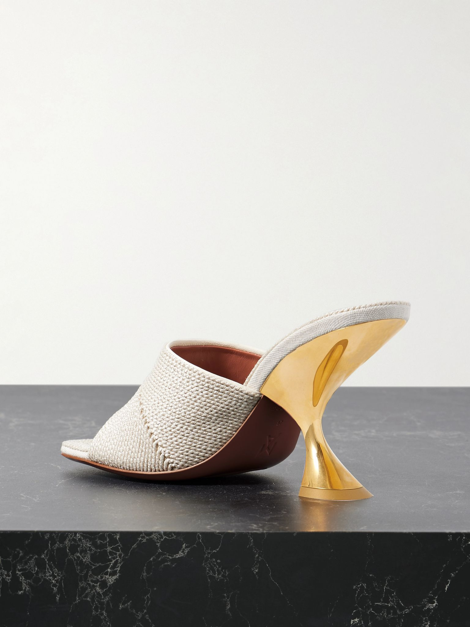 Taylor canvas mules Beige - 3
