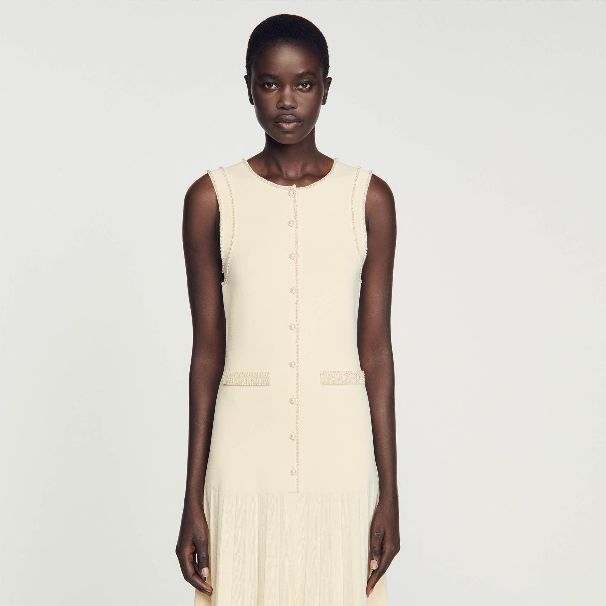 KNIT MIDI DRESS - 5