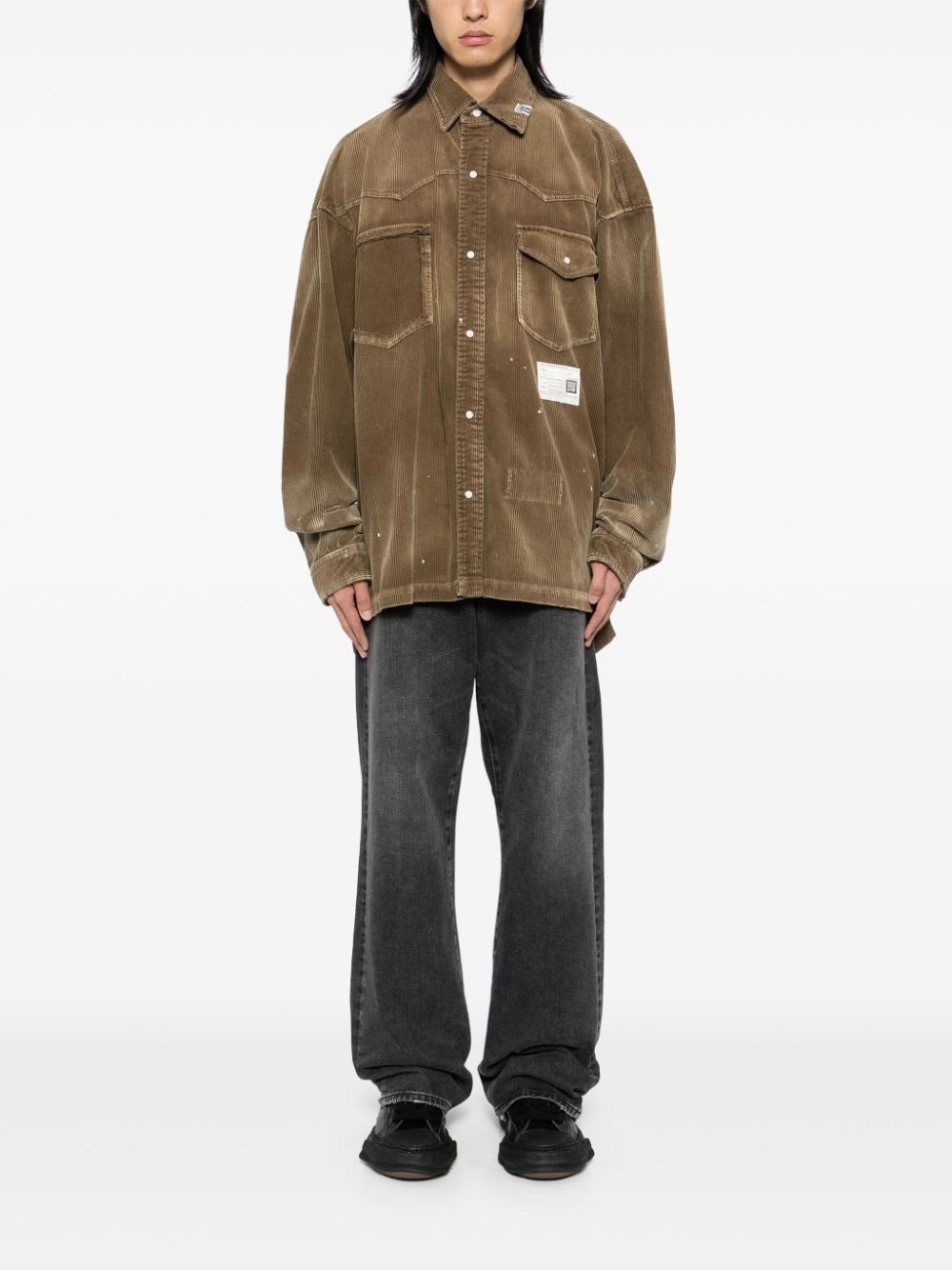 Vintage-like Corduroy Shirt - 2