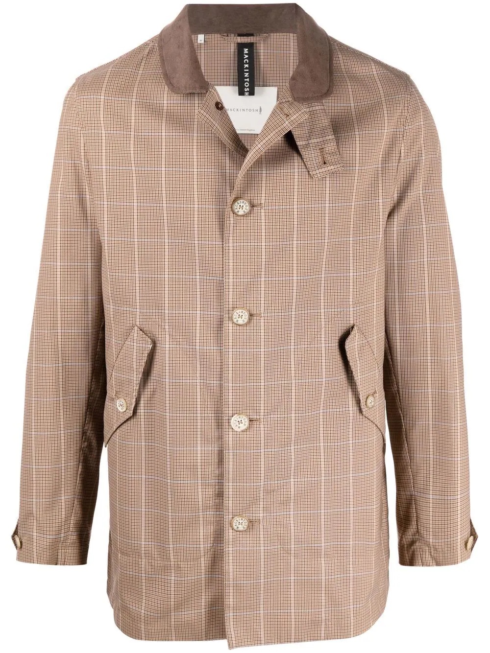 Bloomsbury RAINTEC check-print jacket - 1