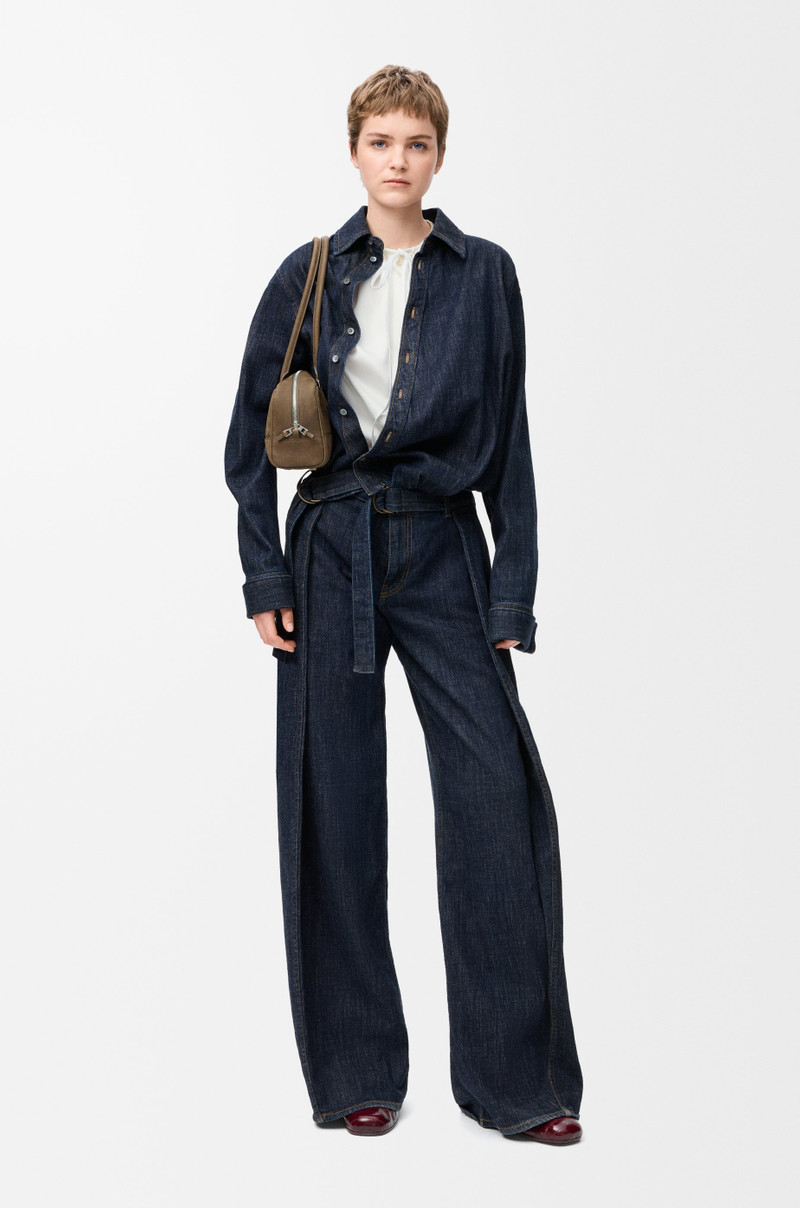 Loewe Draped shirt in denim outlook