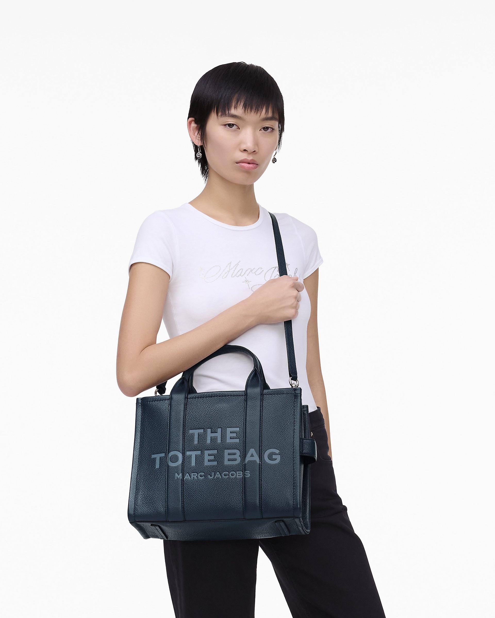 THE LEATHER MEDIUM TOTE BAG - 2