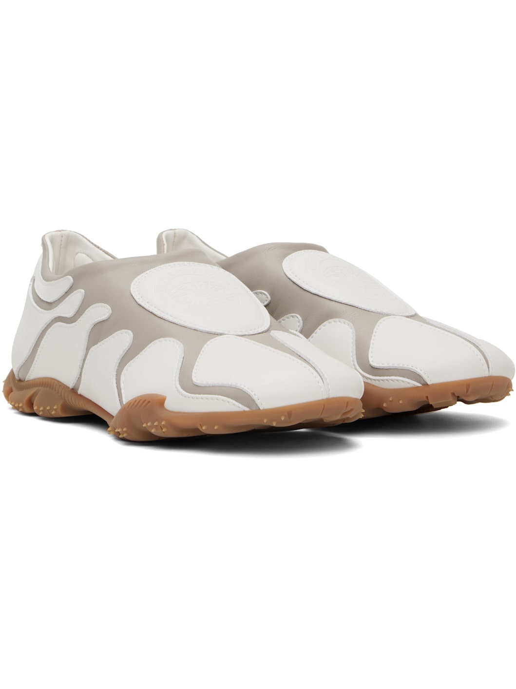 White & Gray DAO Sneakers - 4