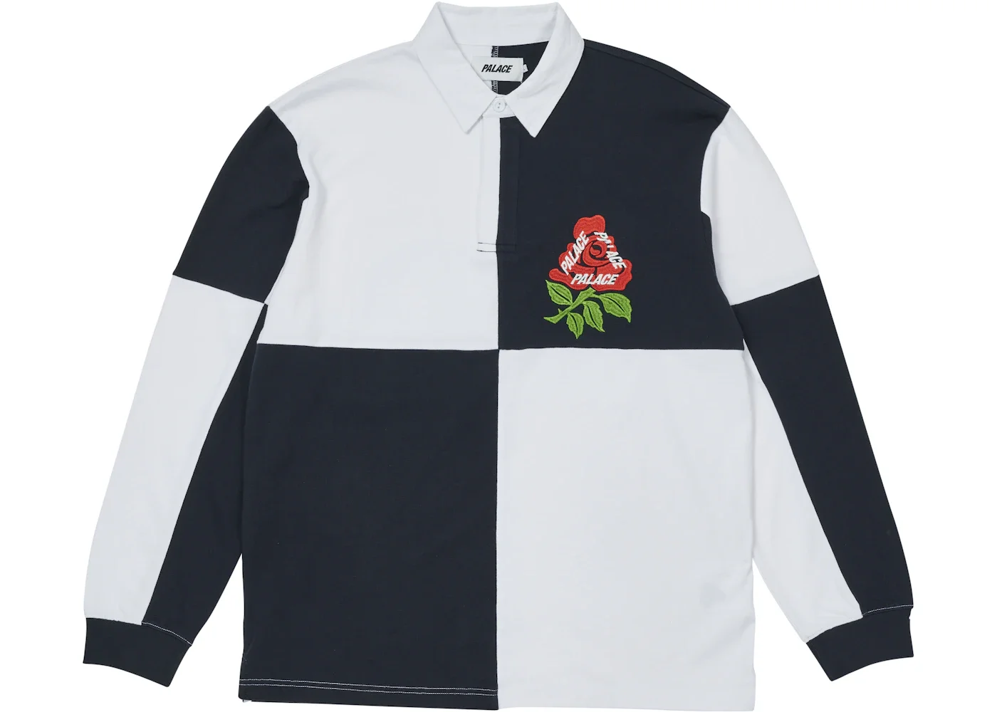 Palace Rugger Bugger Rugby White/Navy - 1
