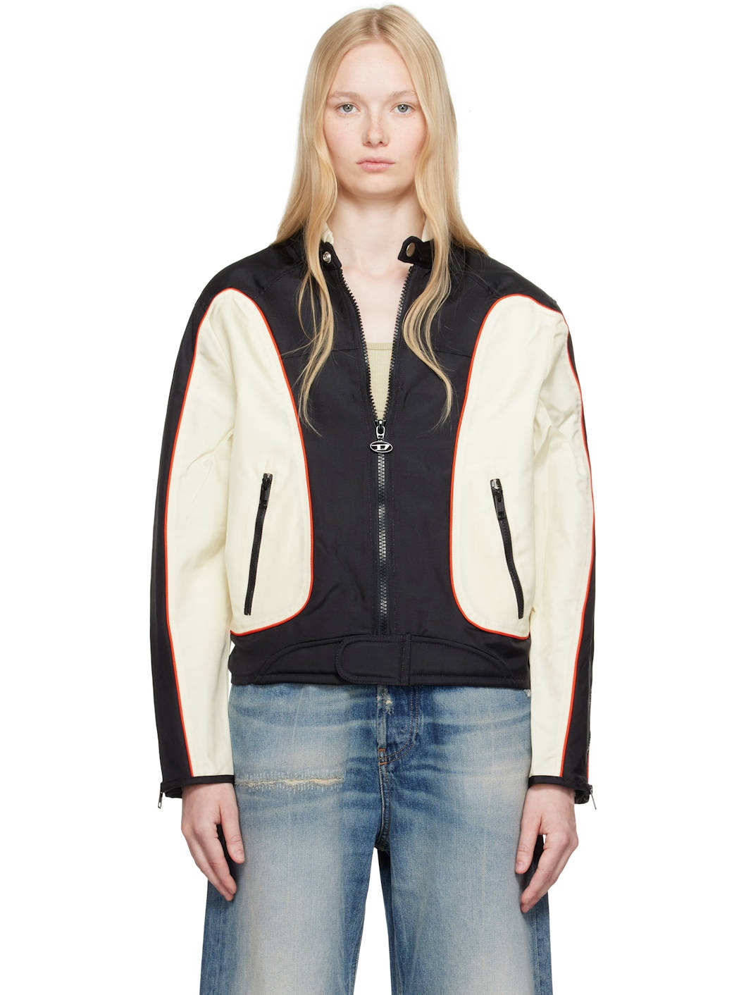Off-White & Black J-Blink Jacket - 1
