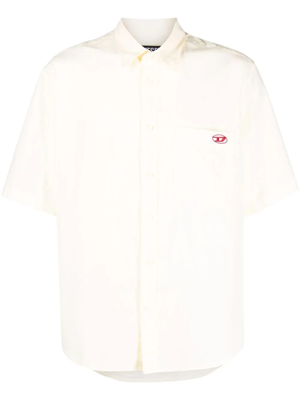 logo-patch short-sleeve shirt - 1