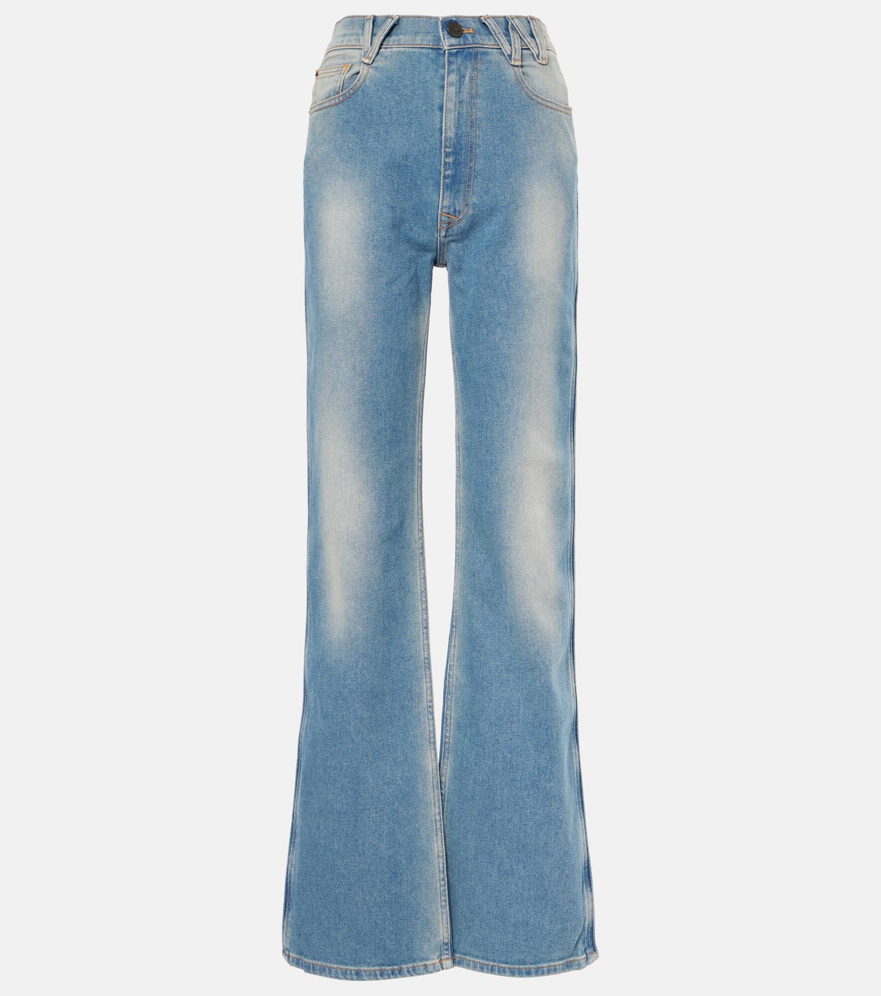 W Ray 5 Pocket mid-rise flared jeans - 1