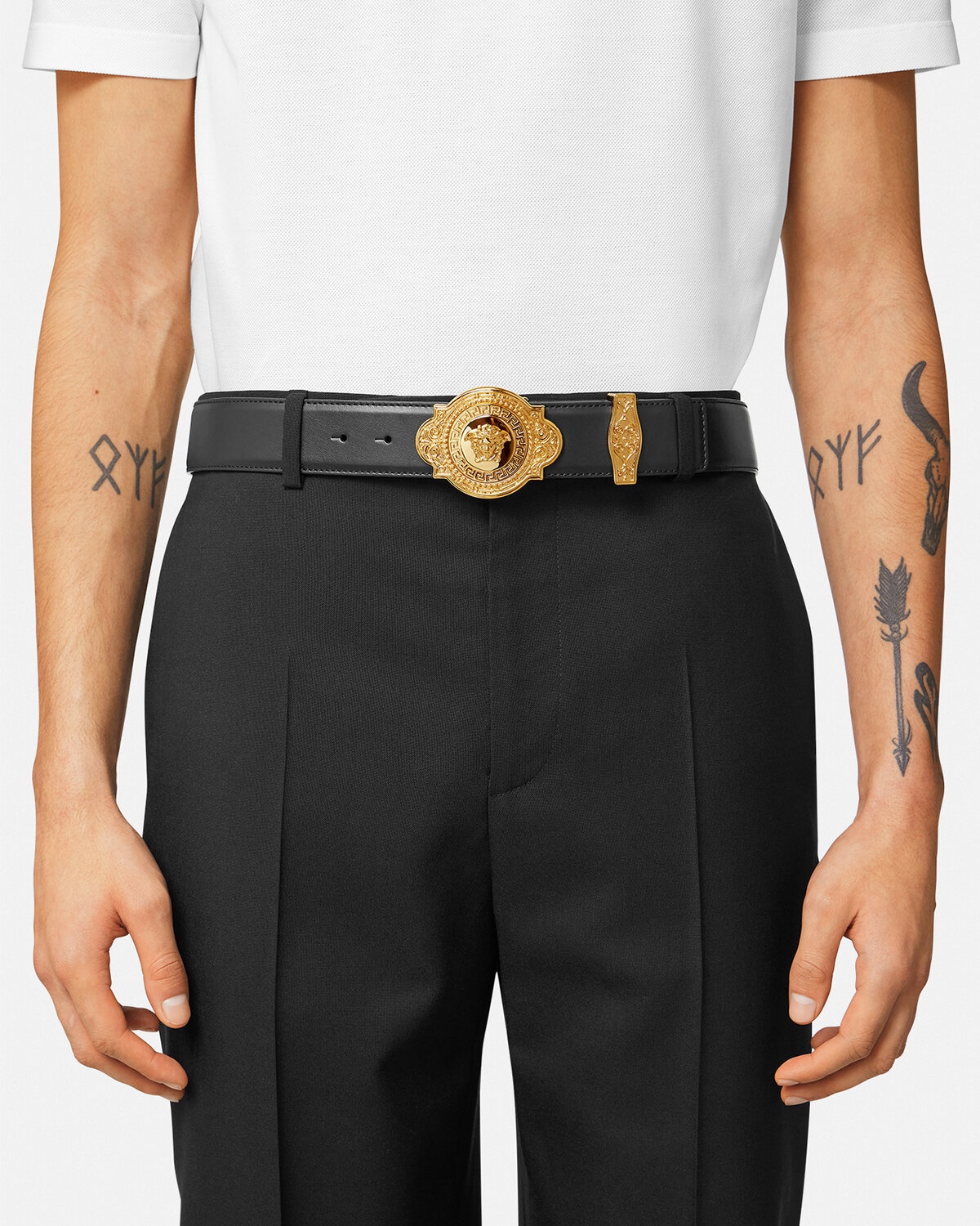 Versace Western Leather Belt - 3