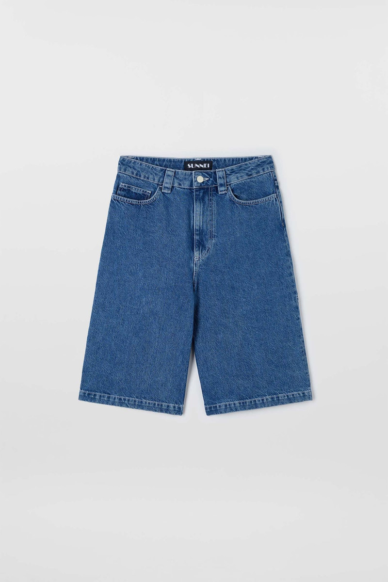 CLASSIC SHORTS / washed denim 1