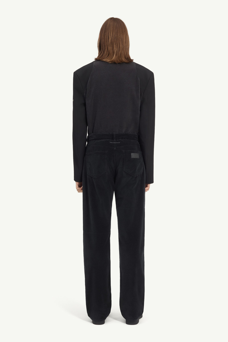 Overdyed moleskin trousers 3
