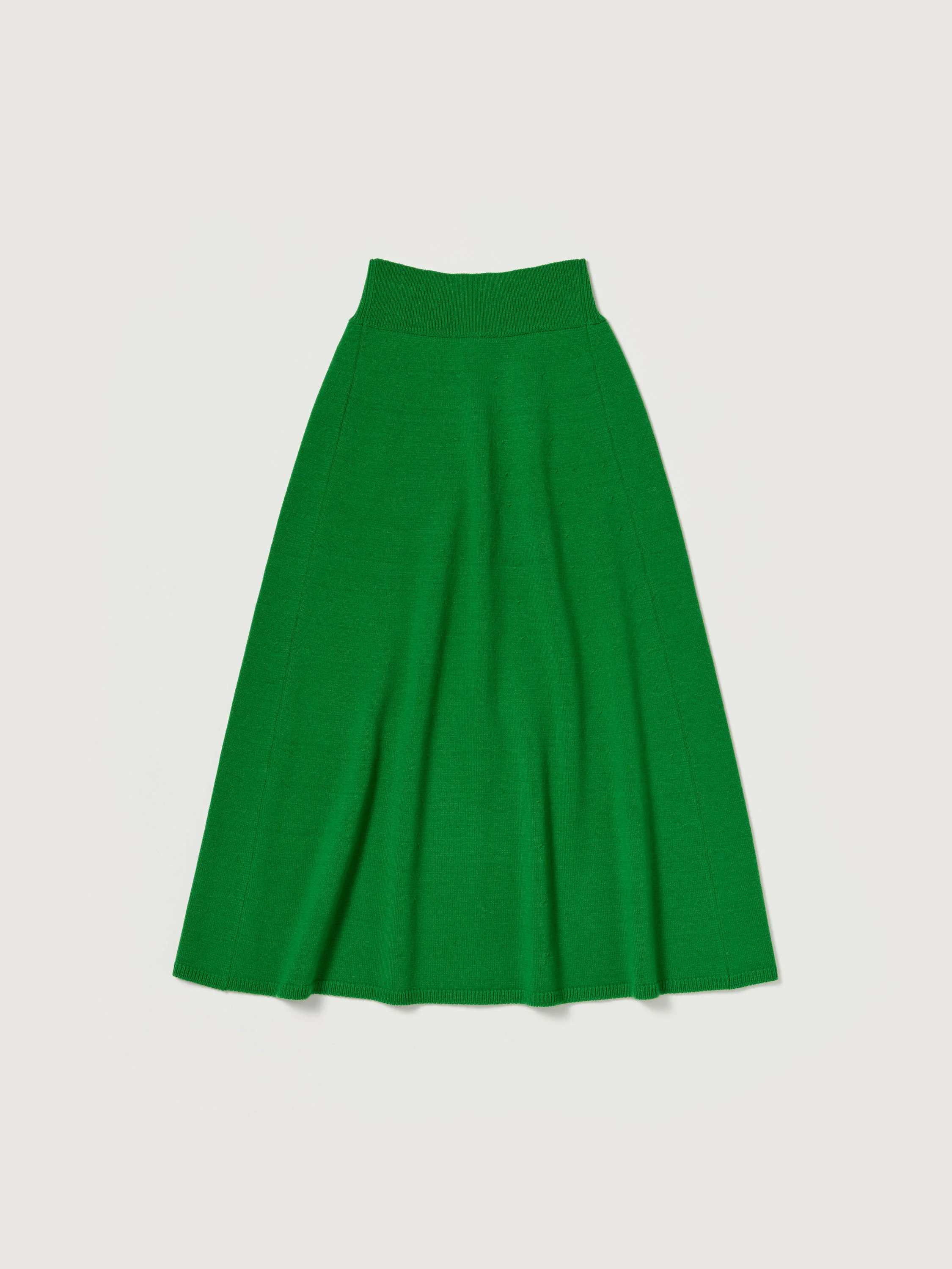 SUPER FINE WOOL KNIT SKIRT - 1