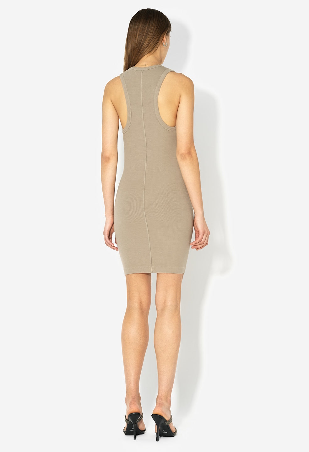 GEMINI RIB RACERBACK DRESS - 3