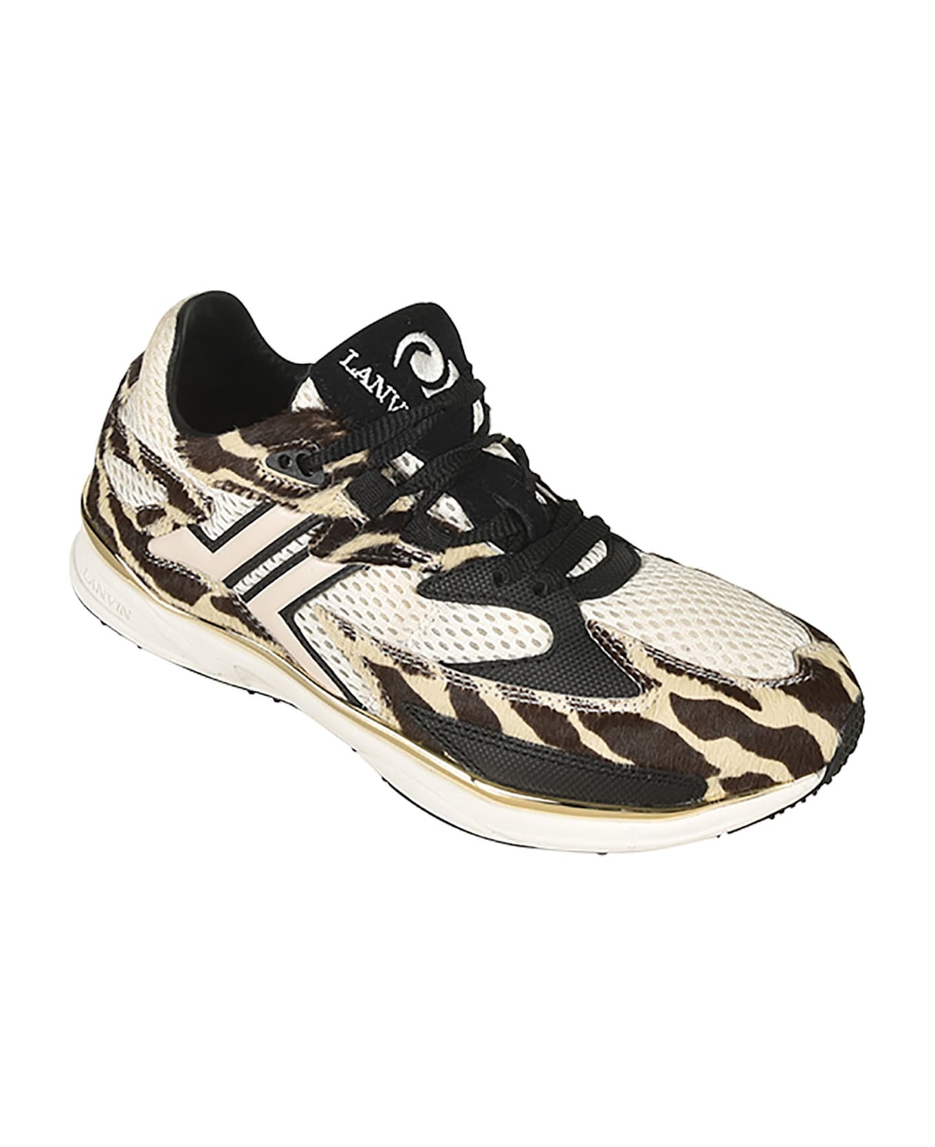 Mesh Lace-up Sneakers - 2