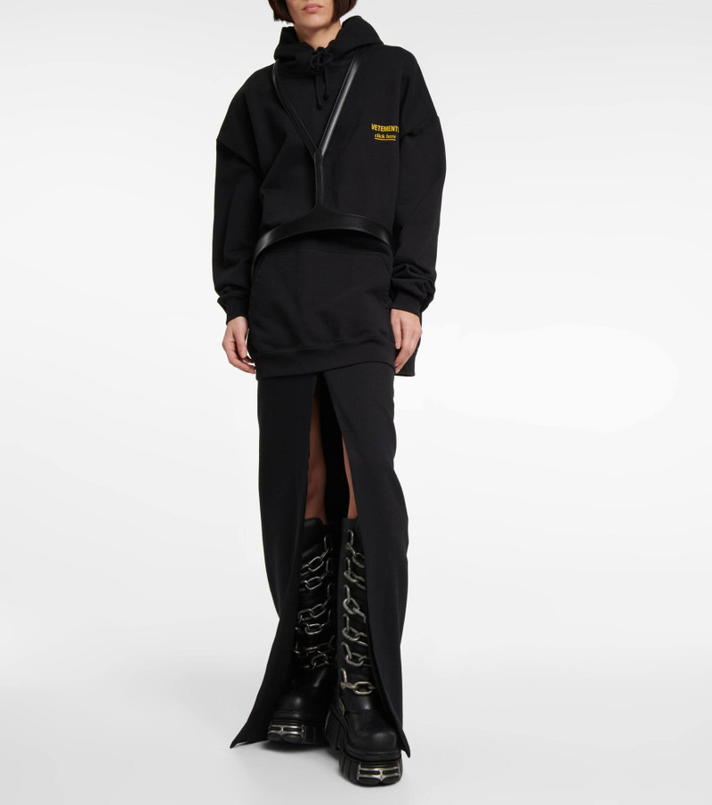VETEMENTS x New Rock leather platform boots outlook