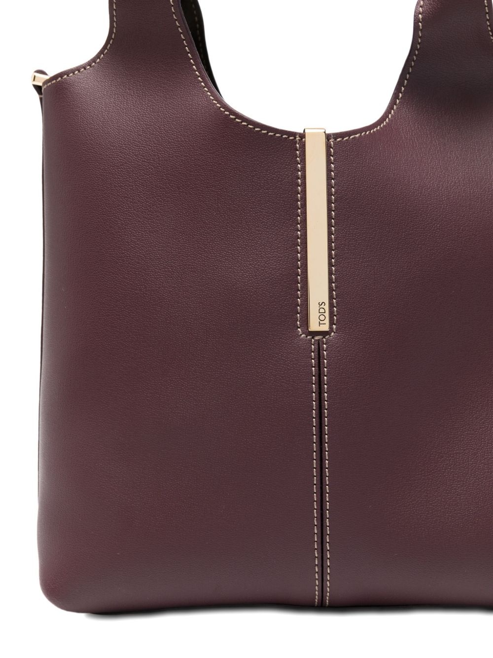 small Shopping leather tote bag - 4