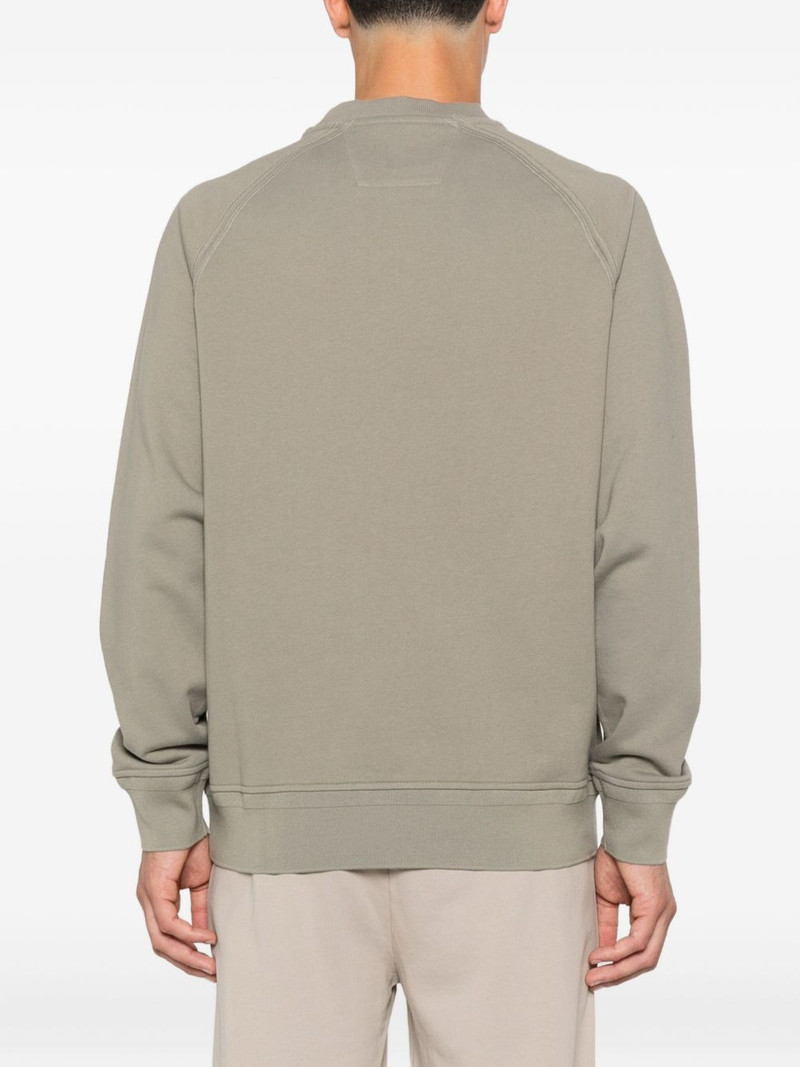 embroidered-logo sweatshirt 4