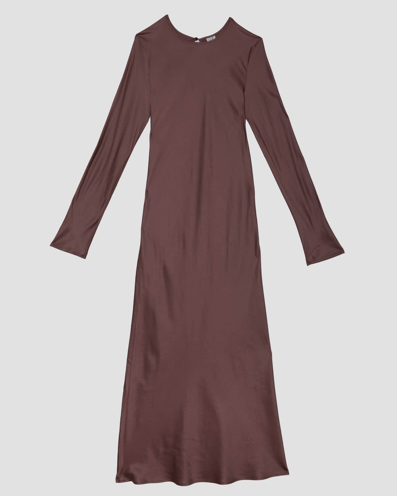 Dydine Long Sleeve Dress - Ecovero Satin 1
