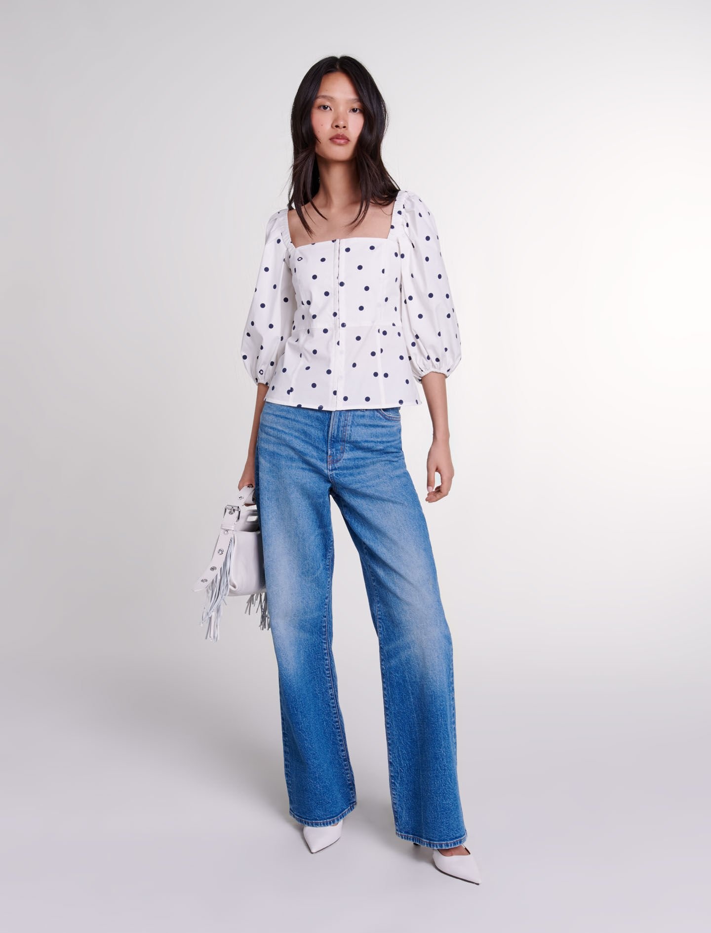 Puff-sleeved top - 2